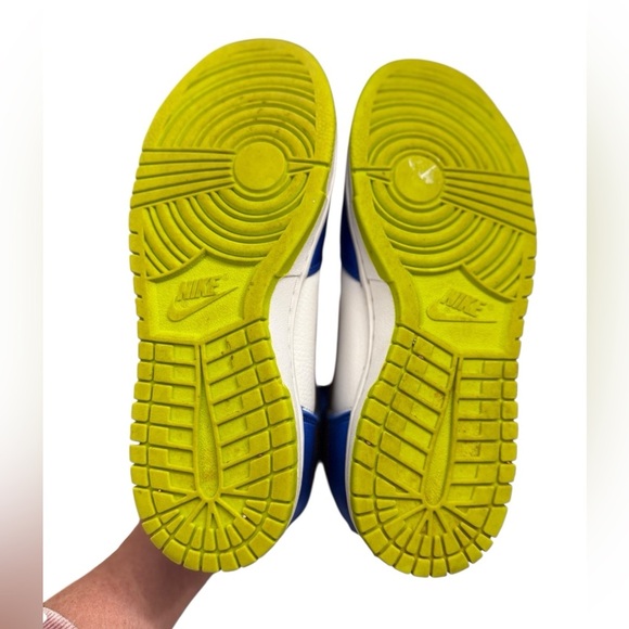 Nike Women Dunk High Satin RacerBlue White Black Basketball Lace Up HighTops 9 - Picture 2 of 8